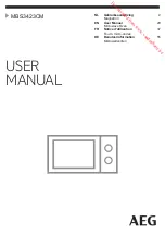 AEG MBS3423CM User Manual preview