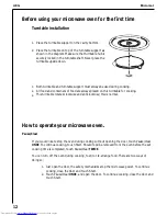 Preview for 12 page of AEG MC 175 Operating Instructions Manual