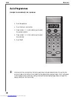 Preview for 20 page of AEG MC 175 Operating Instructions Manual