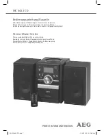 AEG MC 4432 CD Instruction Manual preview