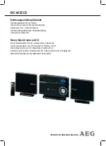 AEG MC 4433 CD Instruction Manual preview