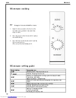 Preview for 12 page of AEG MC201 User Manual