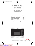 AEG MC2660E Operating Instructions Manual preview