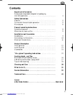 Preview for 3 page of AEG MC_170 Operating Instructions Manual