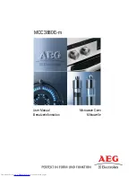 Preview for 1 page of AEG MCC3880E-M User Manual