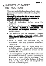 Preview for 5 page of AEG MCD4538E User Manual