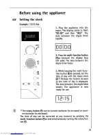 Preview for 15 page of AEG MCROMAT 1231 E Operating Instructions Manual