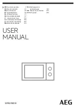 Preview for 1 page of AEG MFB295DB User Manual