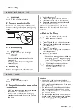 Preview for 47 page of AEG MFB295DB User Manual