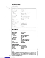 Preview for 36 page of AEG MICROMAT 115 Operating Instructions Manual