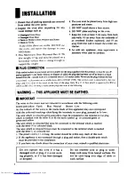 Preview for 2 page of AEG Micromat-Duo 21TG - d Operating Instructions Manual