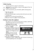 Предварительный просмотр 13 страницы AEG MICROMAT KB9800E-M User Information