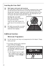 Предварительный просмотр 22 страницы AEG MICROMAT KB9800E-M User Information