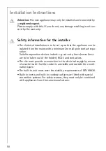 Предварительный просмотр 50 страницы AEG MICROMAT KB9800E-M User Information