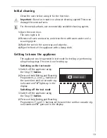 Предварительный просмотр 13 страницы AEG MICROMAT KB9810E User Information