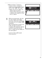 Предварительный просмотр 25 страницы AEG MICROMAT KB9810E User Information