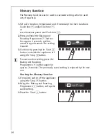 Предварительный просмотр 26 страницы AEG MICROMAT KB9810E User Information