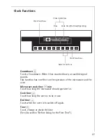 Предварительный просмотр 27 страницы AEG MICROMAT KB9810E User Information