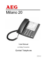 AEG Milano 20 User Manual preview