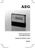 AEG MMS 4205 Instruction Manual & Guarantee preview