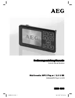 AEG MMS 4210 Instruction Manual preview