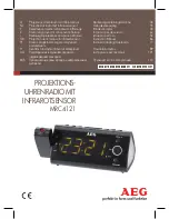 Предварительный просмотр 1 страницы AEG MRC 4121 Instruction Manual