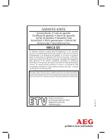 Preview for 126 page of AEG MRC 4121 Instruction Manual