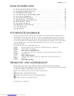 Preview for 57 page of AEG MSC2544S User Manual