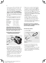 Preview for 12 page of AEG MV 10 Operating Instructions Manual