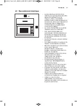 Preview for 61 page of AEG MW17BEMGM User Manual