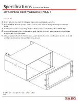 Preview for 3 page of AEG MWTK76/9 Quick Start Manual