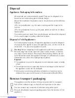 Preview for 6 page of AEG OKO-ARCTIS 1050-4 GS Operating Instructions Manual