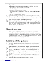 Preview for 17 page of AEG OKO-ARCTIS 1050-4 GS Operating Instructions Manual