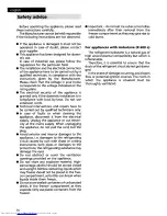 Preview for 4 page of AEG OKO ARCTIS 1202IU Operating Instructions Manual