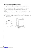 Preview for 8 page of AEG OKO-Arctis 1244-4 Operating Instructions Manual