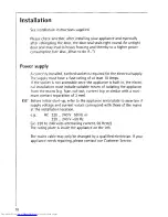 Preview for 10 page of AEG OKO-Arctis 1244-4 Operating Instructions Manual