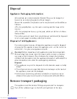 Preview for 6 page of AEG OKO-ARCTIS 1254-6 iU Operating And Installation Instructions