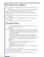 Preview for 22 page of AEG OKO-ARCTIS 1254-6 iU Operating And Installation Instructions