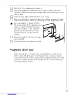 Preview for 23 page of AEG OKO-ARCTIS 1254-6 iU Operating And Installation Instructions