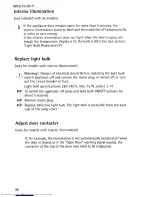 Preview for 36 page of AEG OKO-Arctis SUPER 2773GS Operating Instructions Manual