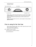 Предварительный просмотр 9 страницы AEG OKO FAVORIT 40250 i User Instructions