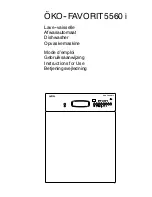 Preview for 1 page of AEG OKO-FAVORIT 5560i Instructions For Use Manual