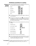 Preview for 16 page of AEG OKO LAVAMAT 1370 Turbo sensotronic Operating Instructions Manual