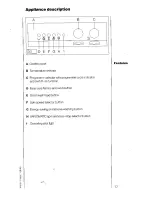 Предварительный просмотр 9 страницы AEG OKO-Lavamat 485 Operating Instructions Manual