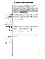 Предварительный просмотр 20 страницы AEG OKO-Lavamat 485 Operating Instructions Manual