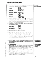 Предварительный просмотр 11 страницы AEG OKO-Lavamat 605 Electronic Operating Instructions Manual