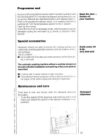 Предварительный просмотр 25 страницы AEG OKO LAVAMAT 610 electronic Operating Instructions Manual