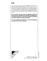 Предварительный просмотр 2 страницы AEG OKO Lavamat 620 digitronic Operating Instructions Manual