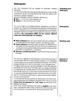 Предварительный просмотр 17 страницы AEG OKO Lavamat 620 digitronic Operating Instructions Manual