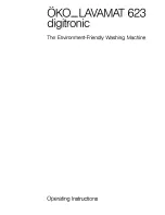 AEG OKO-Lavamat 623 Digitronic Operating Instructions Manual preview